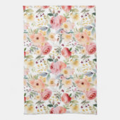 Serviettes de cuisine Floral Aquarelle (Vertical)