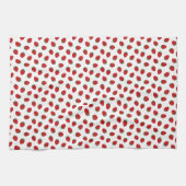 Serviettes de cuisine fraise (Horizontal)