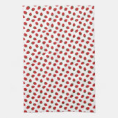 Serviettes de cuisine fraise (Vertical)