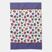 Serviettes de cuisine framboises de campagne (Vertical)