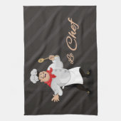 Serviettes de cuisine françaises de chef (Vertical)