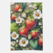 Serviettes de cuisine Fruit Rouge Fraise (Vertical)