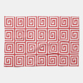 Serviettes de cuisine grecque Motif (Horizontal)