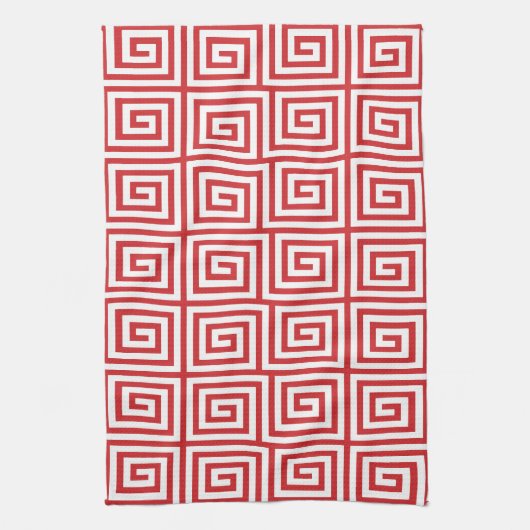 Serviettes de cuisine grecque Motif (Vertical)