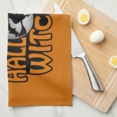 Serviettes de cuisine Halloween (Quart Plié)