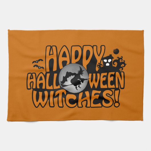 Serviettes de cuisine Halloween (Horizontal)