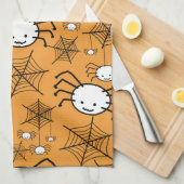 Serviettes de cuisine Halloween éffrayantes (Quart Plié)