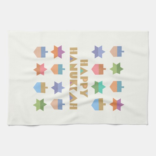 Serviettes de cuisine Hanoukka (Horizontal)