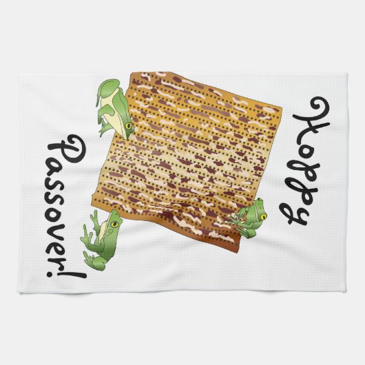Serviettes de cuisine Hoppy Passover (Horizontal)
