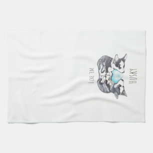 Serviettes De Cuisine Husky Lover