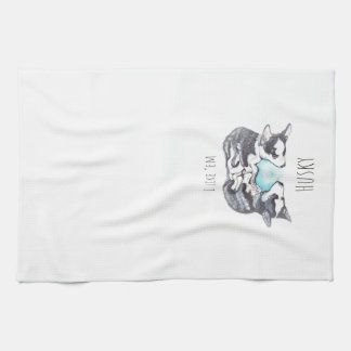 Serviettes De Cuisine Husky Lover
