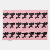 Serviettes de cuisine inspirées de la jupe de cani (Horizontal)