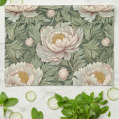 Serviettes de cuisine inspirées de William Morris (Plié)