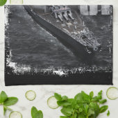 Serviettes De Cuisine Iowa Battleship (Plié)