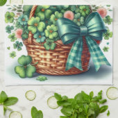 Serviettes de cuisine irlandaises personnalisées (Plié)