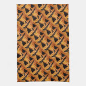 Serviettes de cuisine Jack-O-Lantern souriantes (Vertical)