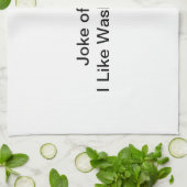 Serviettes De Cuisine J'Aime Laver Les Plats (Plié)