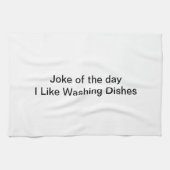 Serviettes De Cuisine J'Aime Laver Les Plats (Horizontal)