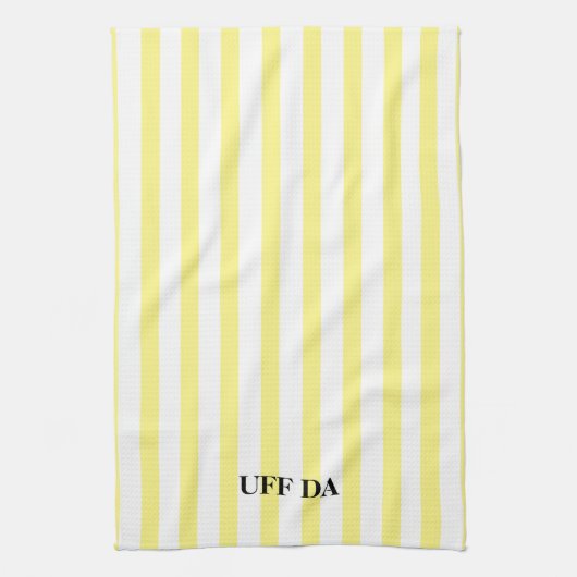 Serviettes De Cuisine Jaune Uff Da Lemon (Vertical)