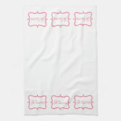 Serviettes de cuisine Je Taime (Vertical)