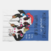 Serviettes de cuisine Joyeux Noël et une bonne ann (Horizontal)