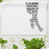 Serviettes de cuisine Lacrosse (Plié)