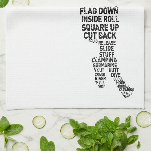 Serviettes de cuisine Lacrosse (Plié)