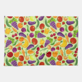 Serviettes de cuisine Légume et fruits (Horizontal)