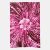Serviettes de cuisine Lignes Abstraites Fleur viol (Vertical)