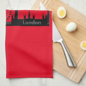 Serviettes de cuisine London Eye (Quart Plié)