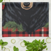 Serviettes de cuisine Majestic Northern Black Bear (Plié)