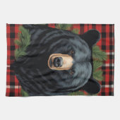 Serviettes de cuisine Majestic Northern Black Bear (Horizontal)