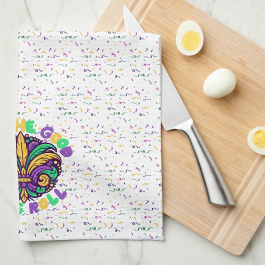 Serviettes de cuisine Mardi gras (Quart Plié)