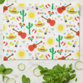 Serviettes de cuisine mexicaine Fiesta (Plié)
