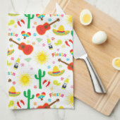 Serviettes de cuisine mexicaine Fiesta (Quart Plié)