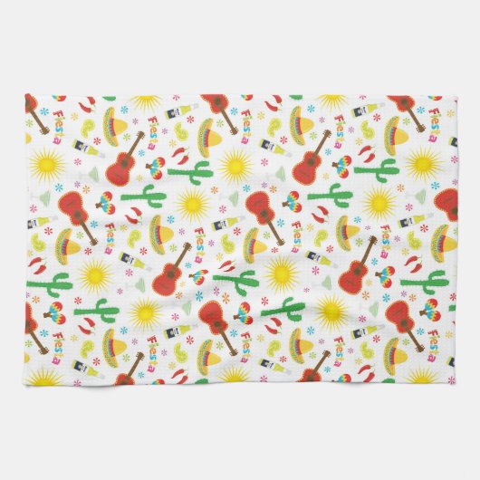 Serviettes de cuisine mexicaine Fiesta (Horizontal)