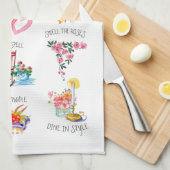 Serviettes de cuisine mignonnes à faire (Quart Plié)