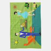 Serviettes de cuisine modernes de couples de la (Vertical)