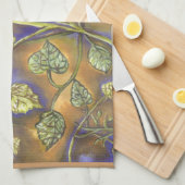 Serviettes de cuisine MoJo Feuilles Berry (Quart Plié)