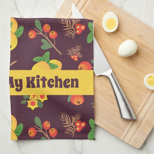 Serviettes de cuisine Motif Fruit (Quart Plié)