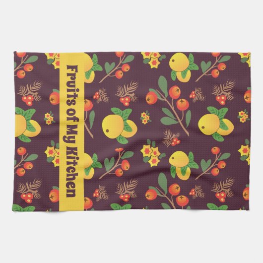 Serviettes de cuisine Motif Fruit (Horizontal)