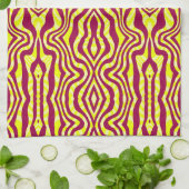 Serviettes de cuisine Multicolor un design classiq (Plié)
