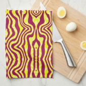 Serviettes de cuisine Multicolor un design classiq (Quart Plié)