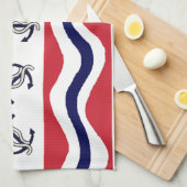 Serviettes de cuisine nautiques (Quart Plié)