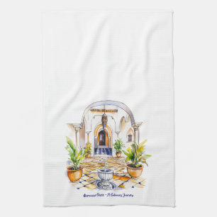 Serviettes de cuisine Oasis marocain - Un voyage c