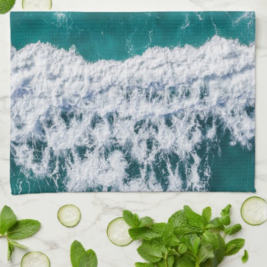 Serviettes de cuisine Ocean Wave (Plié)