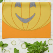 Serviettes de cuisine orange citrouille (Plié)