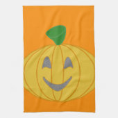 Serviettes de cuisine orange citrouille (Vertical)