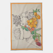 Serviettes de cuisine Oranges (Vertical)