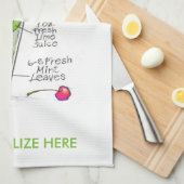 SERVIETTES de CUISINE ou de BARRE - ART de (Quart Plié)